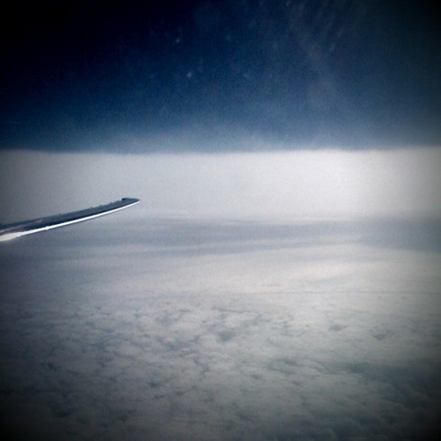 somewhere between DFW and Puerto Vallarta